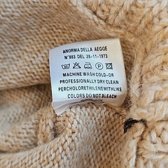 Zhen Pai Wool Open Front Oversized Collar Sweater - Picture 5 of 7